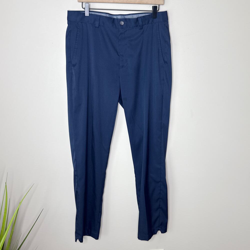 Brooks Brothers Men's Performance Series Stretch Navy Chino Pants Size 33x30